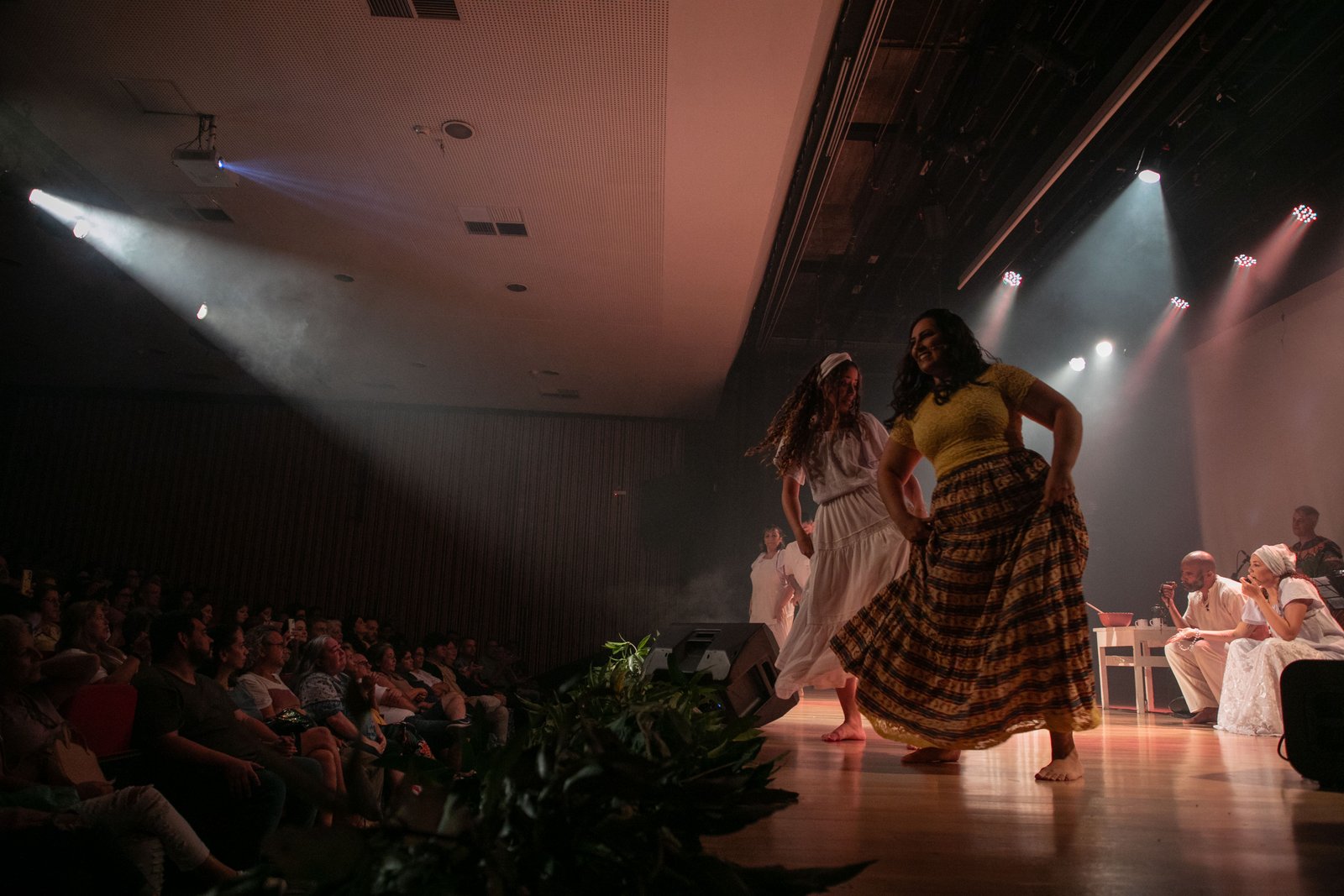 Corpo e movimento durante o espetáculo